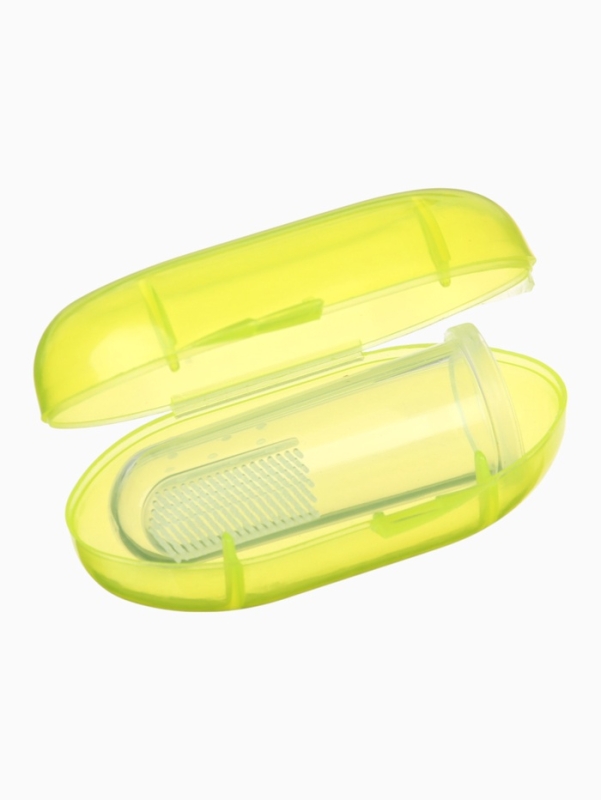 Прорезыватель - массажер детский в контейнере, 3 в 1, на палец, силиконовый от 3 мес. Прорезыватель - массажер детский в контейнере, 3 в 1, на палец, силиконовый от 3 мес.