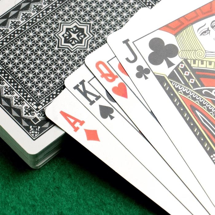 Карты игральные пластиковые 54 шт, 5.7 х 8.7 см