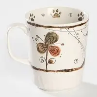 Кружка Доляна &laquo;Коты-аристократы&raquo;, 350 мл, фарфор, белая