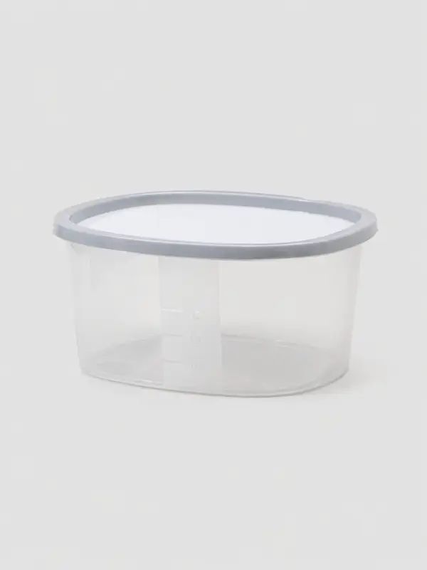 Контейнер для продуктов с мерной шкалой SparkPlast BioFresh, 2.65 л, прозрачный, пластик, крышка МИКС