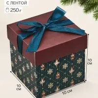 Коробка подарочная складная &laquo;Щелкунчик&raquo;, 10&times;10&times;10 см