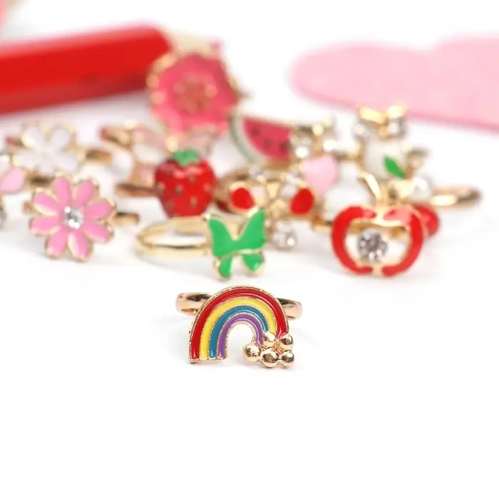 Кольцо детское Выбражулька «Воображение», форма МИКС, цвет МИКС Кольцо детское Выбражулька «Воображение», форма МИКС, цвет МИКС