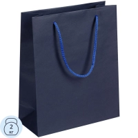 Пакет подарочный бумажный Vid M, синий 20971.41