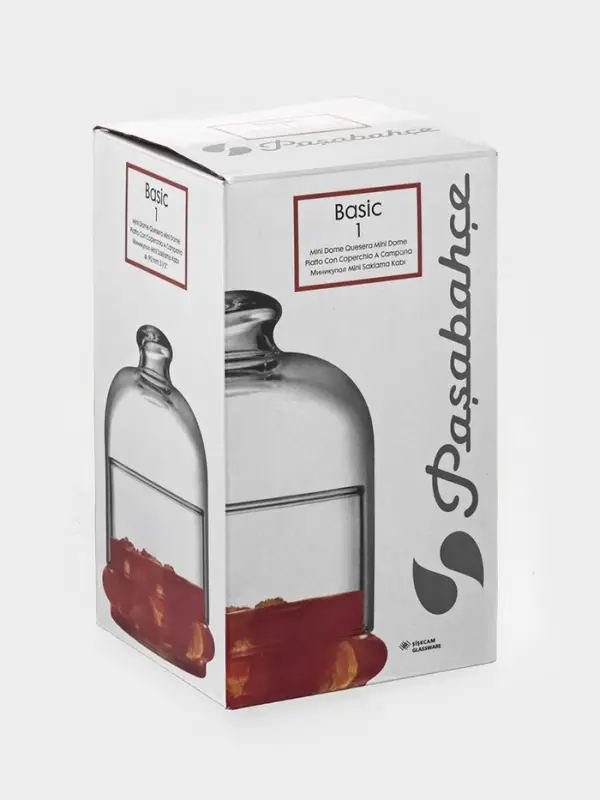 Ёмкость для мёда и варенья Paşabah&ccedil;e 240 мл, d=9 см, стекло, прозрачная