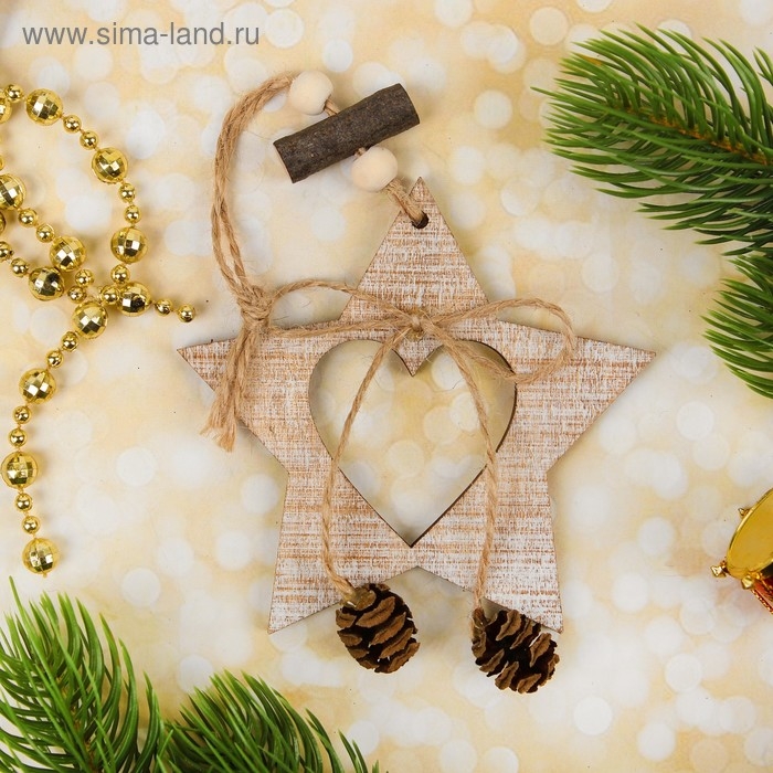 Подвеска новогодняя «Стиль», МИКС Подвеска новогодняя «Стиль», МИКС