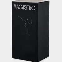 Бокал для коктейля Magistro &laquo;Лебедь&raquo;, 170 мл, 7&times;20 см, с трубочкой, стекло, прозрачный