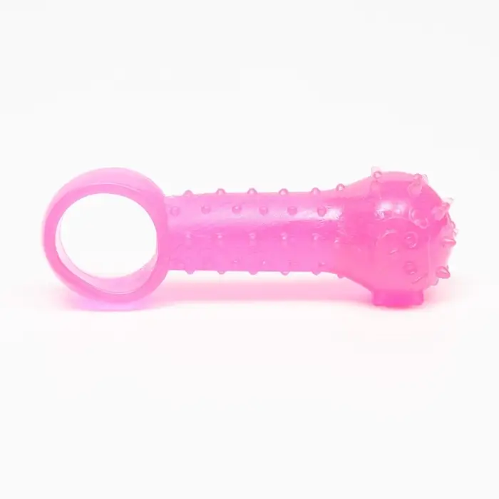 Игрушка-дразнилка для собак &laquo;Поймай меня!&raquo;,9.5 см, прозрачная, PP, розовая