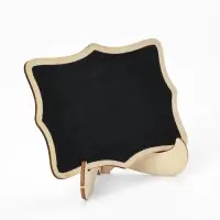 Меловой ценник &laquo;На подставке&raquo; 10&times;5&times;7, вытянутые углы, (фасовка 10 шт.), цвет чёрный