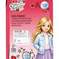 Набор косметики для девочки &laquo;Сердечко&raquo; тени 6 цветов + 2 аппликатора