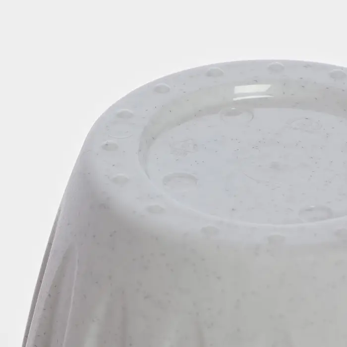 Горшок для цветов с поддоном &laquo;Фелиция&raquo;, 1.8 л, d=17.7 см, h=13.6 см, пластиковый, мраморный