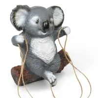 Садовая фигура из полистоуна &laquo;Коала на бревне&raquo;, подвесная, 25&times;15&times;24 см