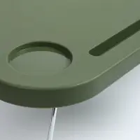 Корзина - столик maclay 2 в 1, складная, 47&times;28.5&times;23.5 см, зелёная