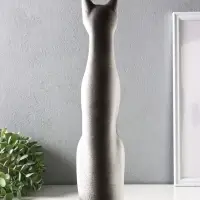 Фигура керамика &laquo;Кот Египетский&raquo;, 41 см, белый