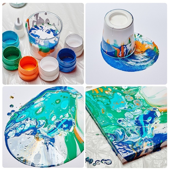 Набор «Флюид Арт» «Планета Земля» Набор «Флюид Арт» «Планета Земля»