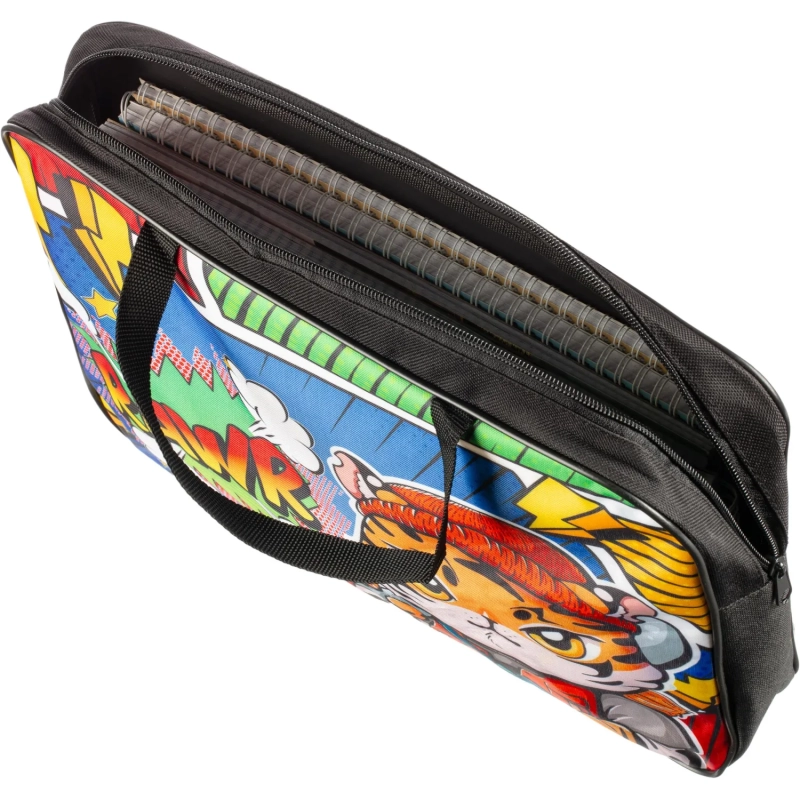 Папка для тетрадей школьника А4 с ручками ПШ-11, МОДНЫЙ ТИГРЕНОК