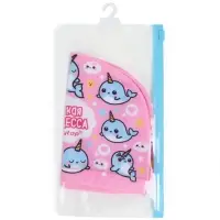 Шапочка для плавания детская ONLYTOP &laquo;Нарвалы&raquo;, тканевая, обхват 46-52 см