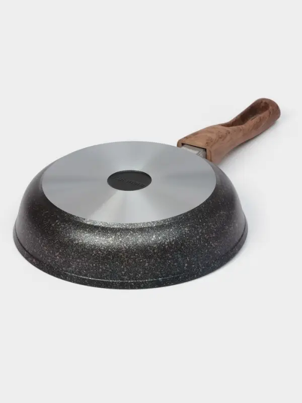 Сковорода KUKMARA Granit ultra blue, d=22 см, съёмная ручка, антипригарное покрытие, литой алюминий, синяя