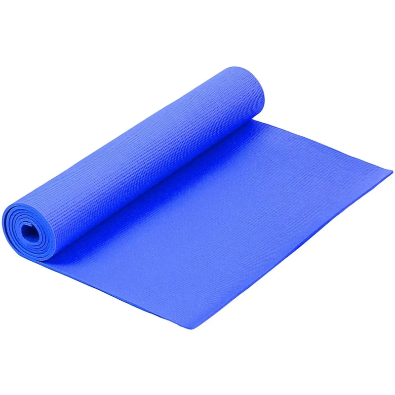 Коврик для фитнеса и йоги  Larsen PVC синий р173х61х0,4см 354071