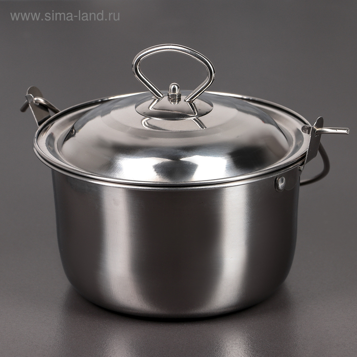 Котелок из нержавеющей стали «Походный», 1,7 л, 18×10 см Котелок из нержавеющей стали «Походный», 1,7 л, 18×10 см