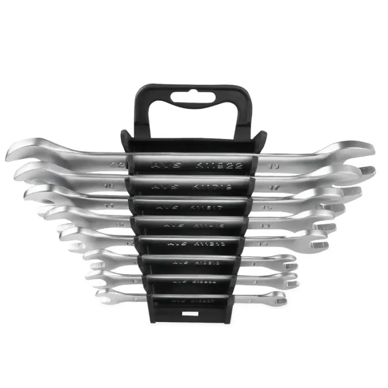 Набор ключей гаечных рожковых на держателе (6-22 мм) (8 предметов) AVS K1N8P