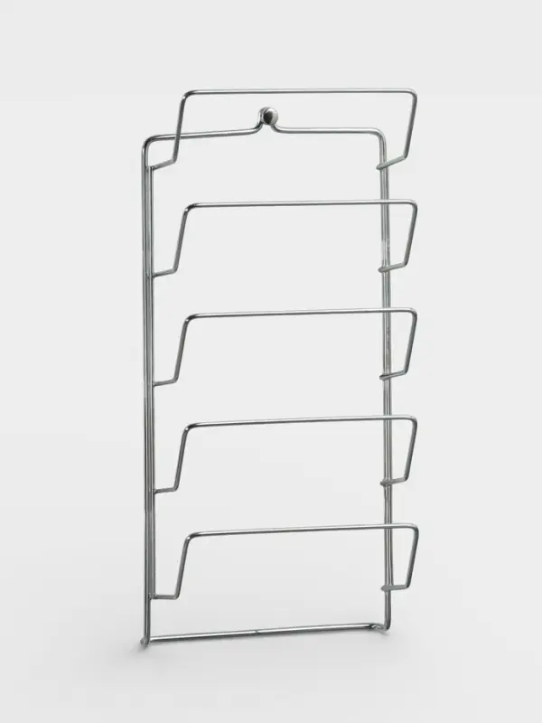 Подвеска для крышек, 5 ярусов, 32&times;16 см, хром