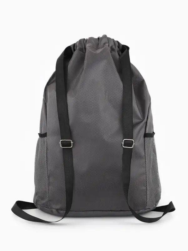 Мешок для обуви, 40*18*50, отд на стяжке, 2 б/к, серый