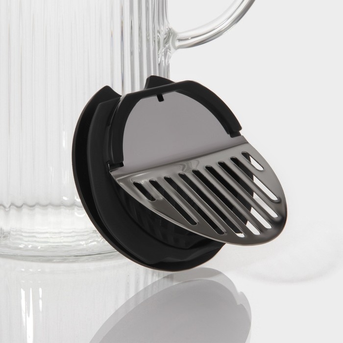 Кувшин для воды стеклянный Magistro «Толедо», 1,3 л, 10×24 см