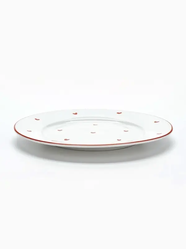 Тарелка плоская керамическая &laquo;Любовь в деталях&raquo;, d=20 см, ручная работа