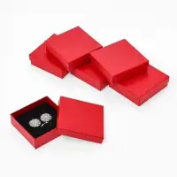 Коробочка подарочная под набор &laquo;Минимал&raquo;, 9&times;9 см, (полезная часть 8.5&times;8.5 см), красная