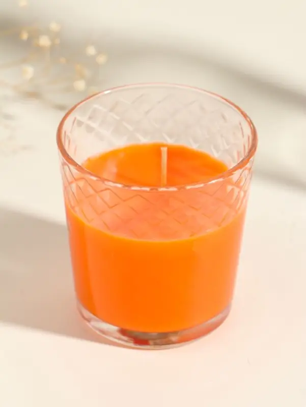 Ароматическая свеча в стакане &laquo;Папайя и драгонфрукт&raquo;, 8&times;8.5 см, 30 ч