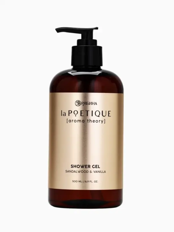 Гель для душа парфюмированный, аромат сандал и ваниль, 500 мл, laPOETIQUE