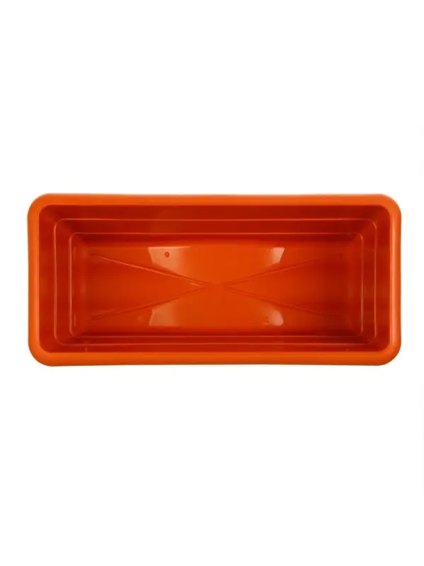 Ящик балконный для цветов, 10 л, 47&times;22&times;16.5 см, пластиковый, цвет терракот