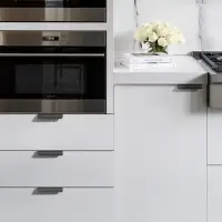 Ручка торцевая CAPPIO RT002BL, L=120 мм, м/о 96 мм, чёрная, 4 шт.