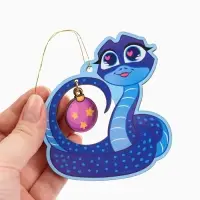 Елочная игрушка «Змейка» 6 шт., 8.5×9.6 см