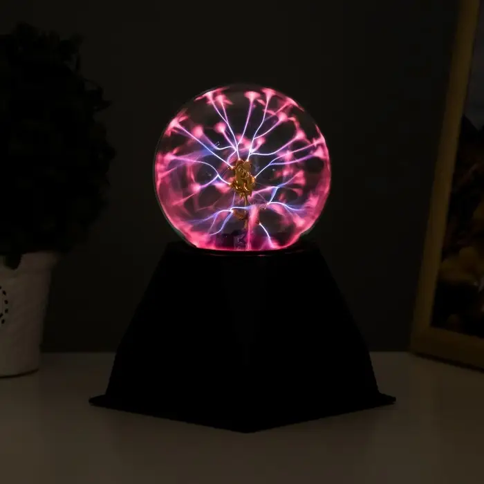 Плазменный шар "Роза золотая" 21х14х10 см RISALUX Плазменный шар "Роза золотая" 21х14х10 см RISALUX