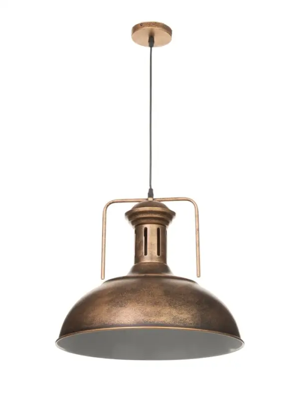 Светильник подвесной BayerLux William, 1&times;40 Вт, Е27, золотисто-чёрный, 40&times;40&times;35-100 см