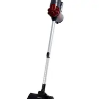 Пылесос Sakura SA-8322R, вертикальный, 800 Вт, 1 л, 79 дБ, шнур 4 м, 4 насадки, красный, серый