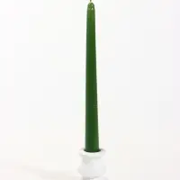 Свечи античные, набор 4 шт., 2.2&times;24 см, 8 ч, 50 г, зелёные