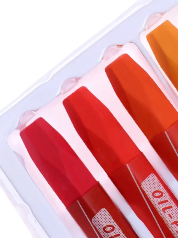 Пастель масляная 24 цвета, в бумажном держателе, в картонной коробке