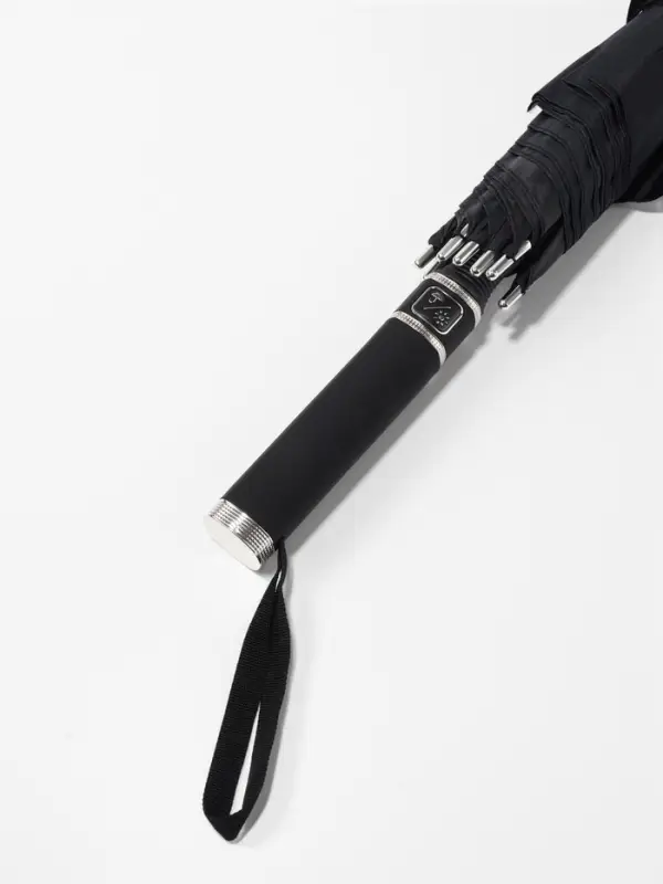 Зонт - трость полуавтоматический &laquo;Однотонный&raquo;, 8 спиц, R=60/70 см, d=120 см, чёрный