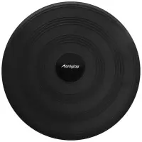 Подушка балансировочная ONLYTOP, массажная, d=32 см, чёрная