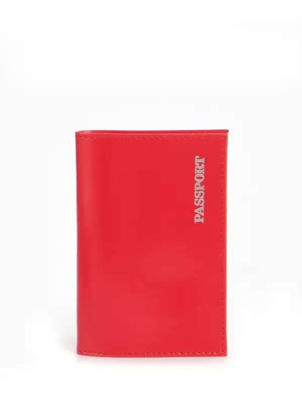 Обложка для паспорта, натуральная кожа, тиснение, розовая