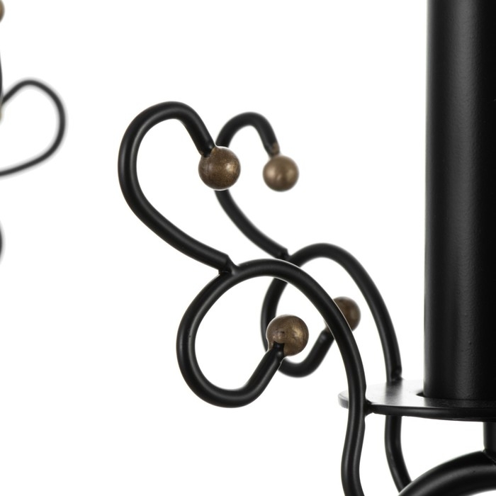 Люстра Люстра "Ариэль" 3xE14 40Вт черно-золотой 58х58х40,5-100 см BayerLux