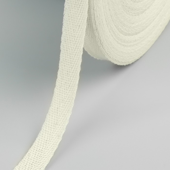 Лента киперная, 15 мм, 50 ± 1 м, плотность 3,33 гр/м, цвет бежевый Лента киперная, 15 мм, 50 ± 1 м, плотность 3,33 гр/м, цвет бежевый