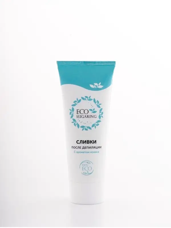 Сливки после депиляции Eco Sugaring успокаивают и предотвращают раздражение кожи, 75 мл Сливки после депиляции Eco Sugaring успокаивают и предотвращают раздражение кожи, 75 мл