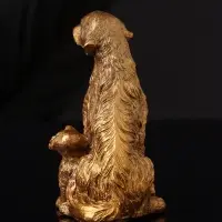 Фигурка гипс &laquo;Лабрадор с щенками&raquo;, 10&times;7 см, под бронзу