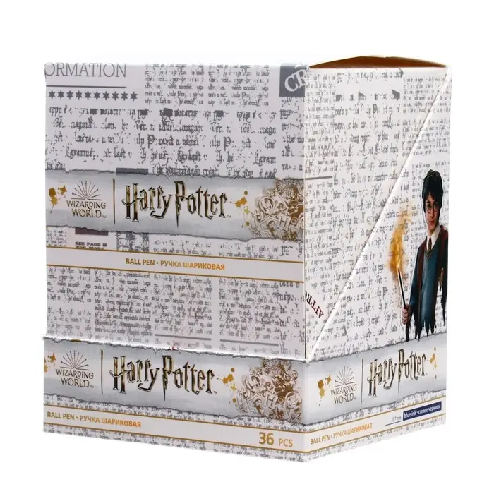 Ручка шариковая автоматическая 0.7 мм, Hatber Ручка шариковая автоматическая 0.7 мм, Hatber "Гарри Поттер" синяя МИКС 3 вида BP_074752