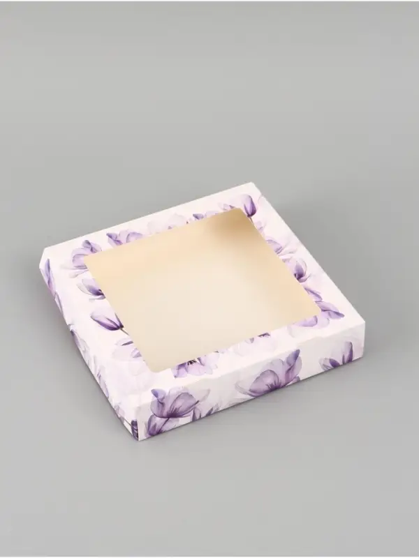 Коробка подарочная складная &laquo;Самой красивой&raquo;, 20&times;20&times;4 см, с окном