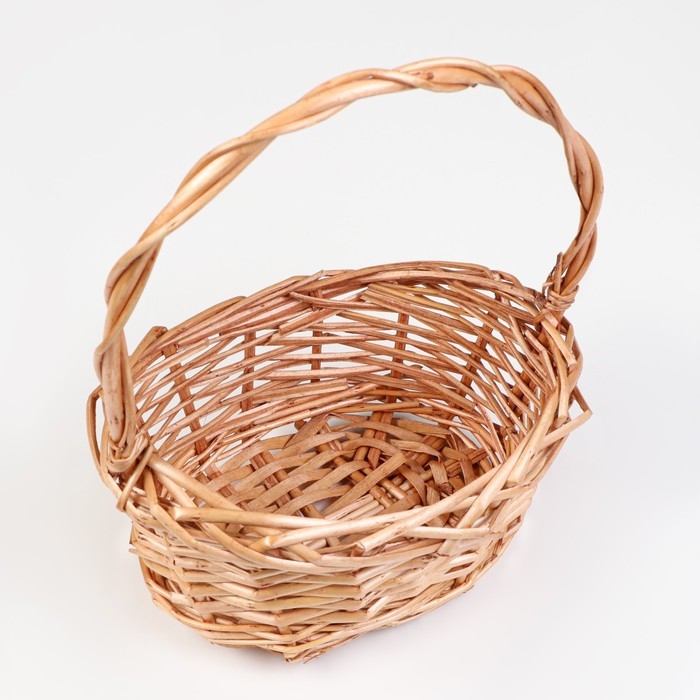 Набор плетеных корзин, 3 шт, 26х18х10/34, 21х15х8/30, 17х12х7/25 см, медовый Набор плетеных корзин, 3 шт, 26х18х10/34, 21х15х8/30, 17х12х7/25 см, медовый