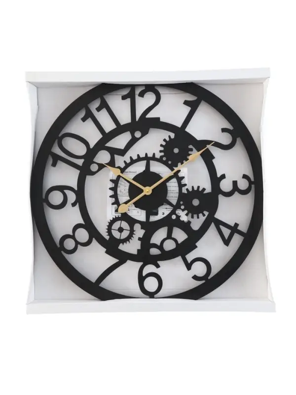 Часы настенные интерьерные &laquo;Дайс&raquo;, серия: Лофт, металл, бесшумные, плавный ход, d=60 см, от батарейки 1&times;АА